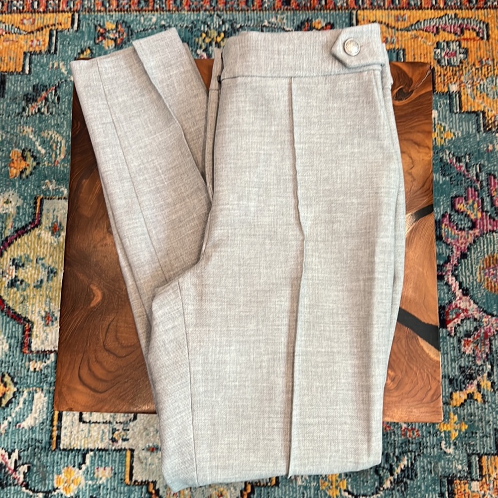 High rise skinny trousers